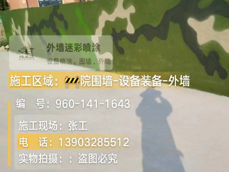 开封 迷彩漆喷涂价格（按平方米计费）
