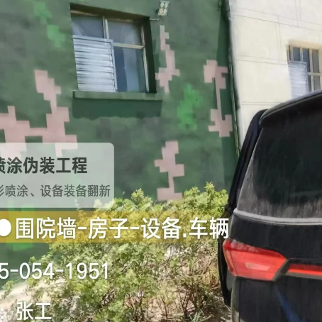 开封数码迷彩漆施工